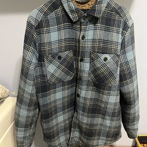 Men's Classic Plaid Shirt Jacket